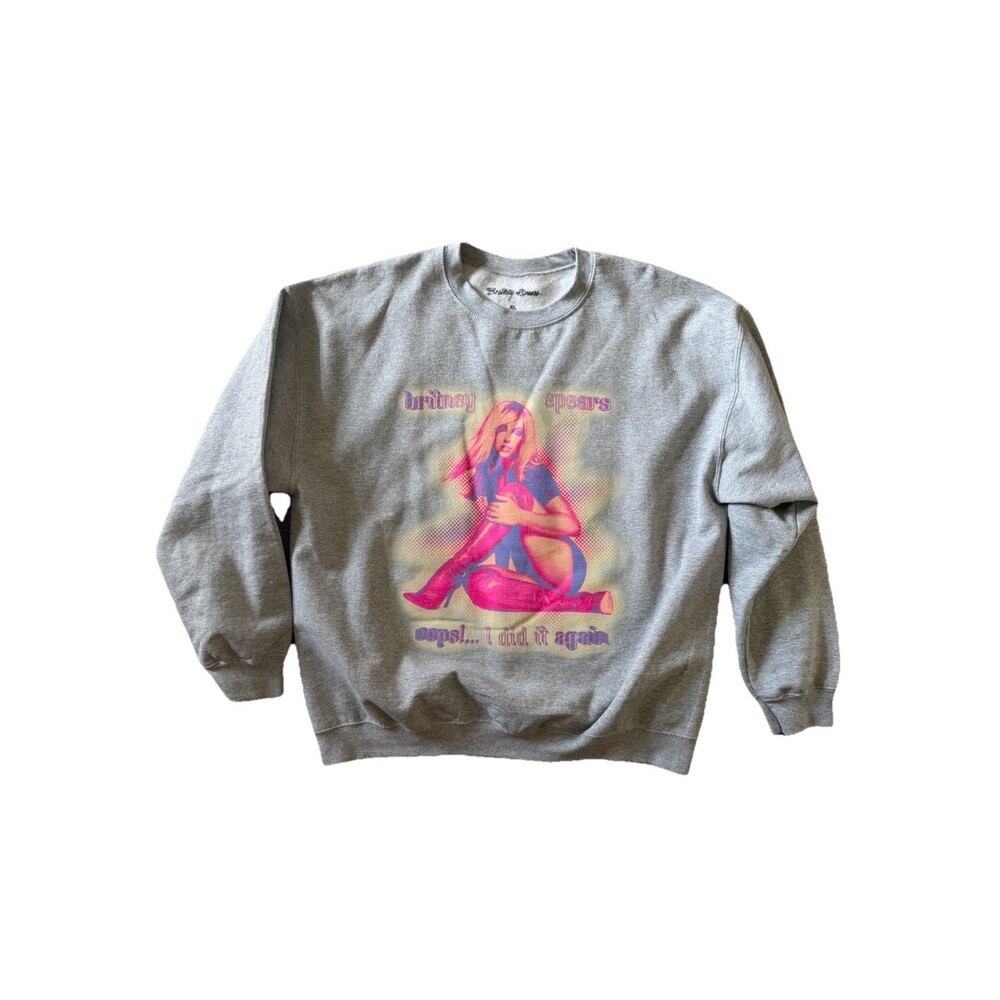 Britney Spears Oops Tour Sweatshirt Size XL NWT